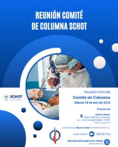Afiche de la reunión del Comité de Columna